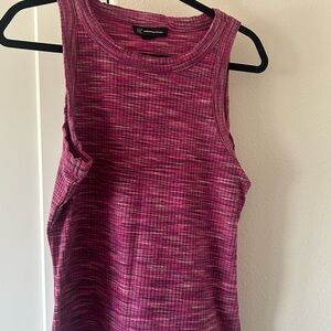 INC International Concepts Pink Textured Tank Top
